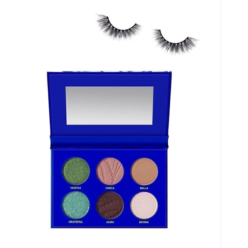 NIB Treslúce Beauty I Am Alma Eyeshadow Palette and Lash Set